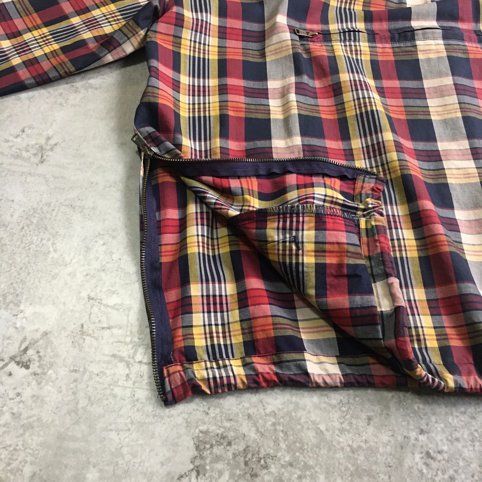 90s Polo by RalphLauren Madras Check Cotton Anorak ポロ バイ