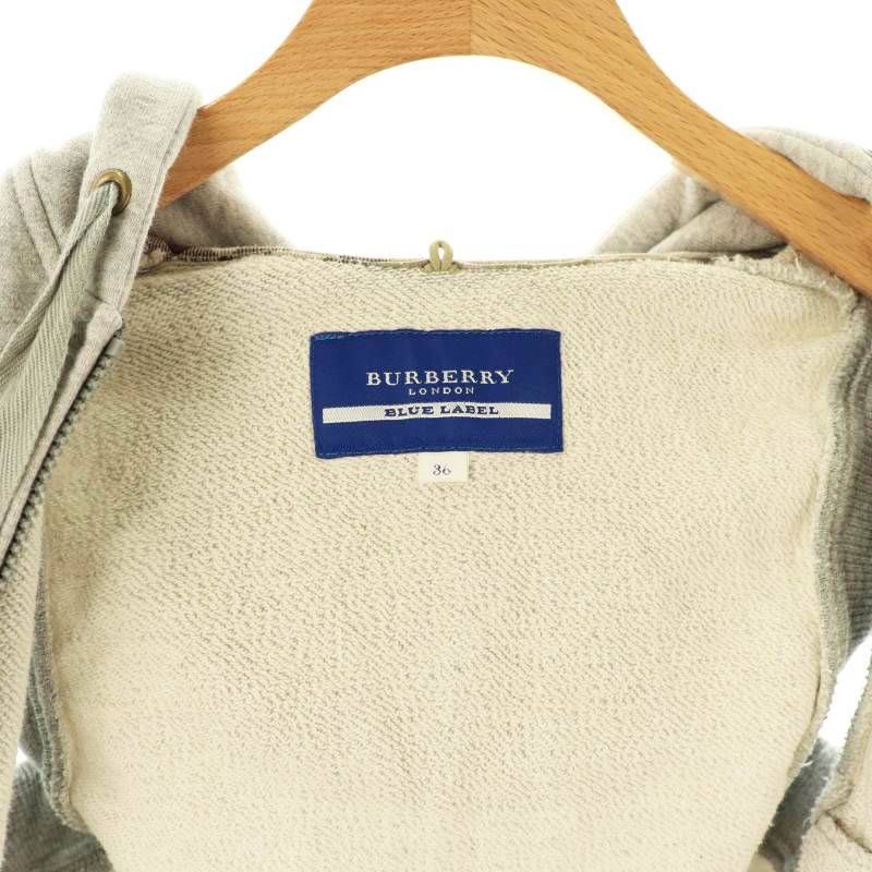 バーバリーブルーレーベル BURBERRY BLUE LABEL ベスト ジップ