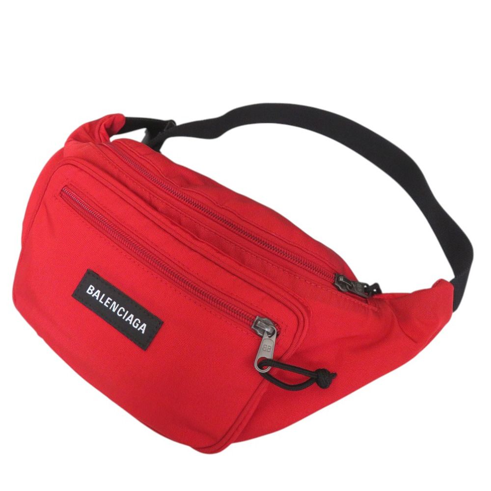 バレンシアガ エクスプローラー ベルトバッグ ボディバッグ 482389 ウエストバッグ ナイロン レッド 0017 BALENCIAGA