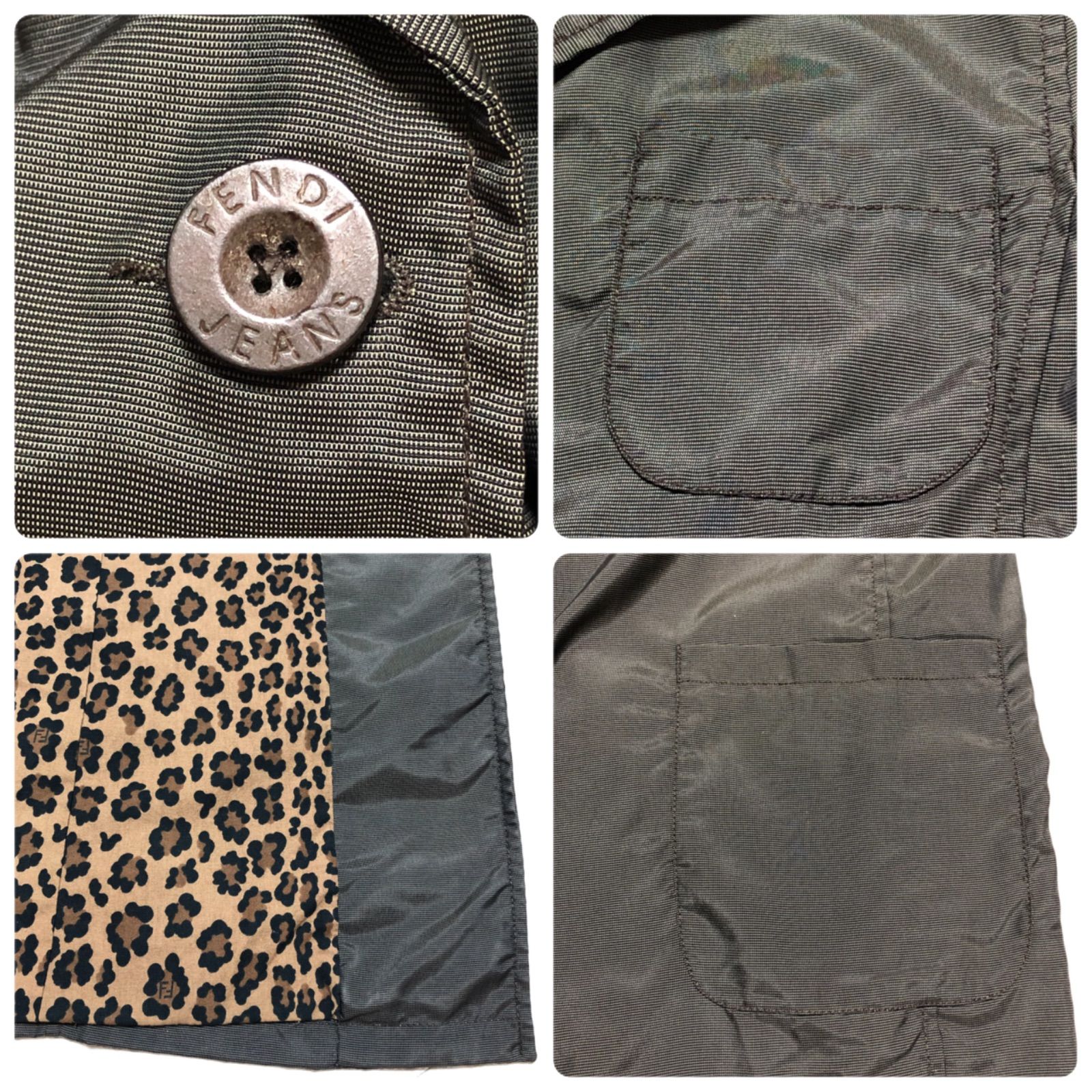 □美品□希少□FENDI フェンディ リアルファー付きシングルチェスター 