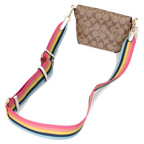 コーチ バッグ COACH コーティングキャンバス ぺブルレザー 