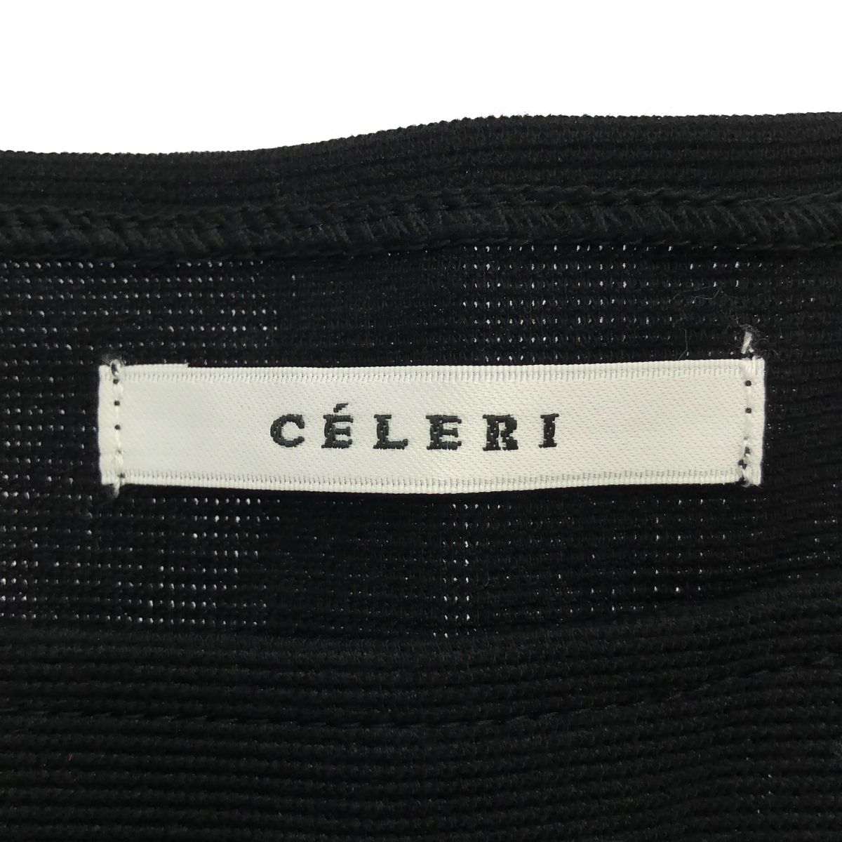 CELERI セルリ ショートフレア プルオーバートップス 23-070-500-3020 ブラック F ITK2XPADIEXS CELERI セルリ ショートフレア プルオーバートップス 23-070-500