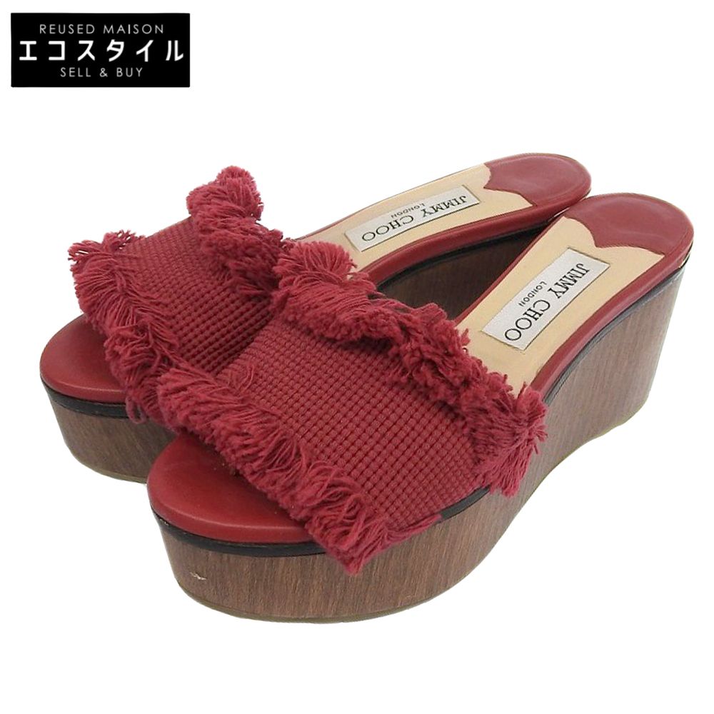 JIMMY CHOO ジミーチュウ 美品 DEEDEE 80 ウェッジソール