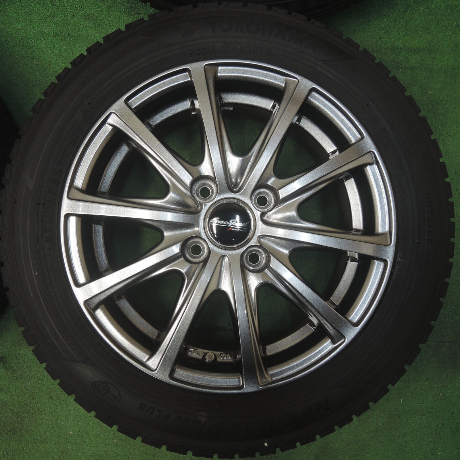 スタッドレス 4本 ホイール付き 2016 185/65R14 86Q モビリオ