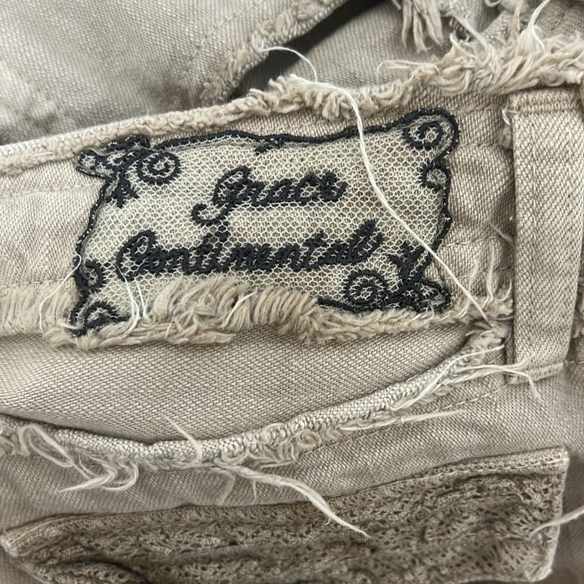 グレースコンチネンタル 白 Mサイズ グレースコンチネンタル ケーブル