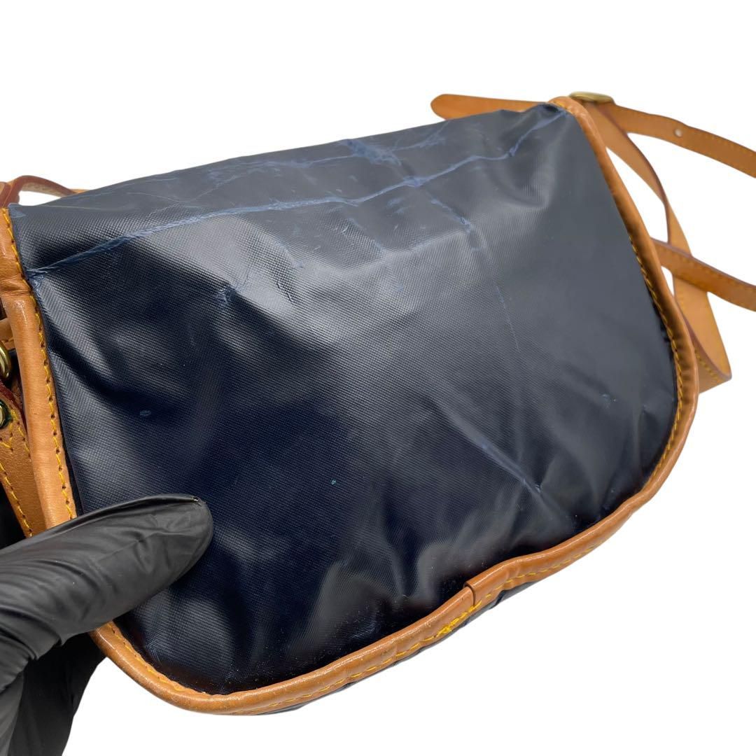 良品 HUNTING WORLD ワンショルダーバッグ ナイロン 8621 中古・古着通販】HUNTING WORLD (ハンティングワールド) レザー