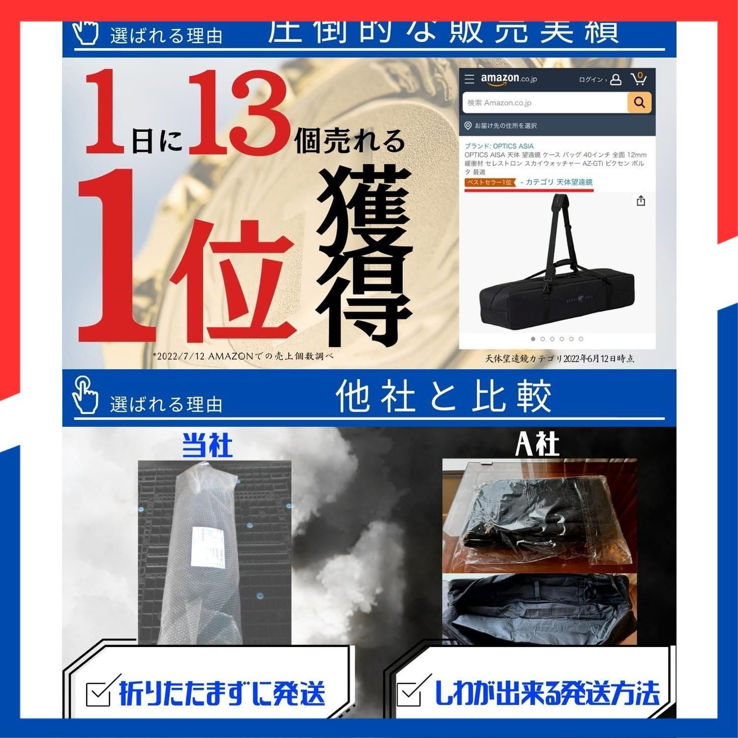数量限定】12mm緩衝材 全面 望遠鏡ケース 全長100cm
