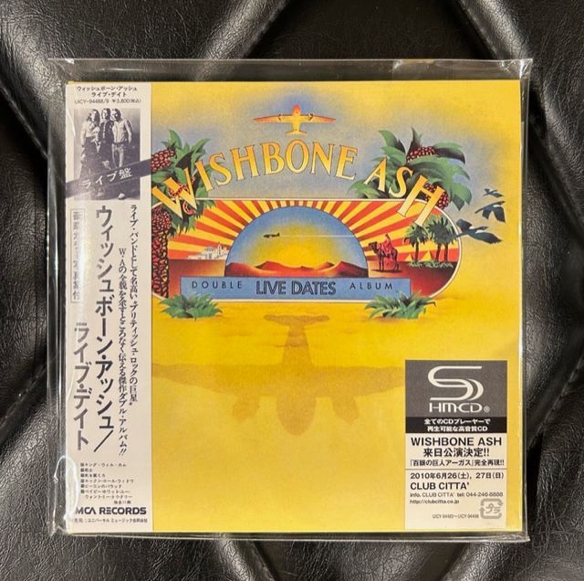廃盤紙ジャケSHM-CD】ウィッシュボーン・アッシュ 「ライブ・デイト