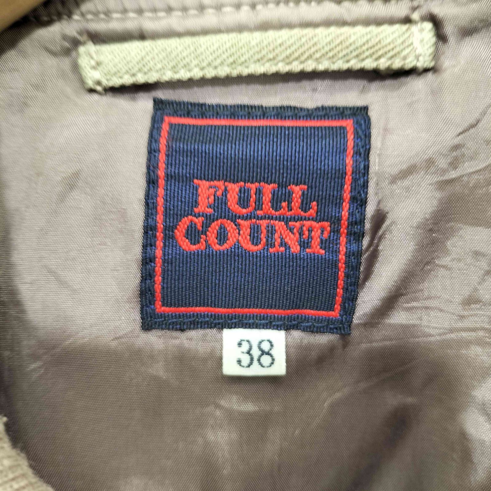 フルカウント FULLCOUNT キャンバス フライトジャケット メンズ