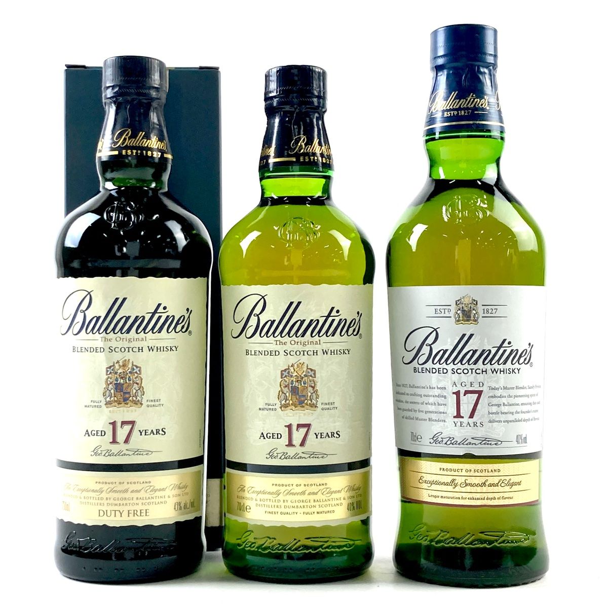 Ballantine's ブレンデッドスコッチウイスキー 3本セット