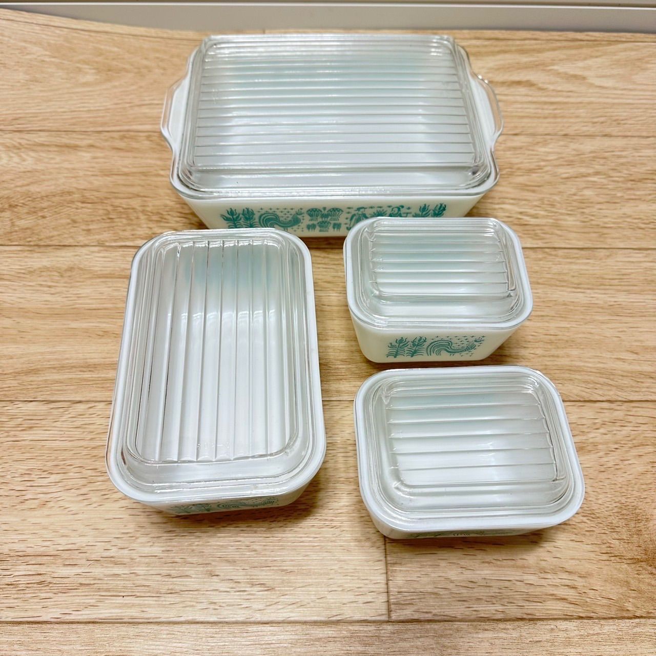 オールド パイレックス PYREX 4個セット made in U.S.A アメリカ