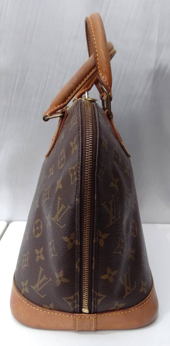 美品　ルイヴィトン　トートバッグ　アルマ　モノグラム　ハンドバッグ　ブラウン LOUIS VUITTON ルイヴィトン モノグラム VI1904 アルマ