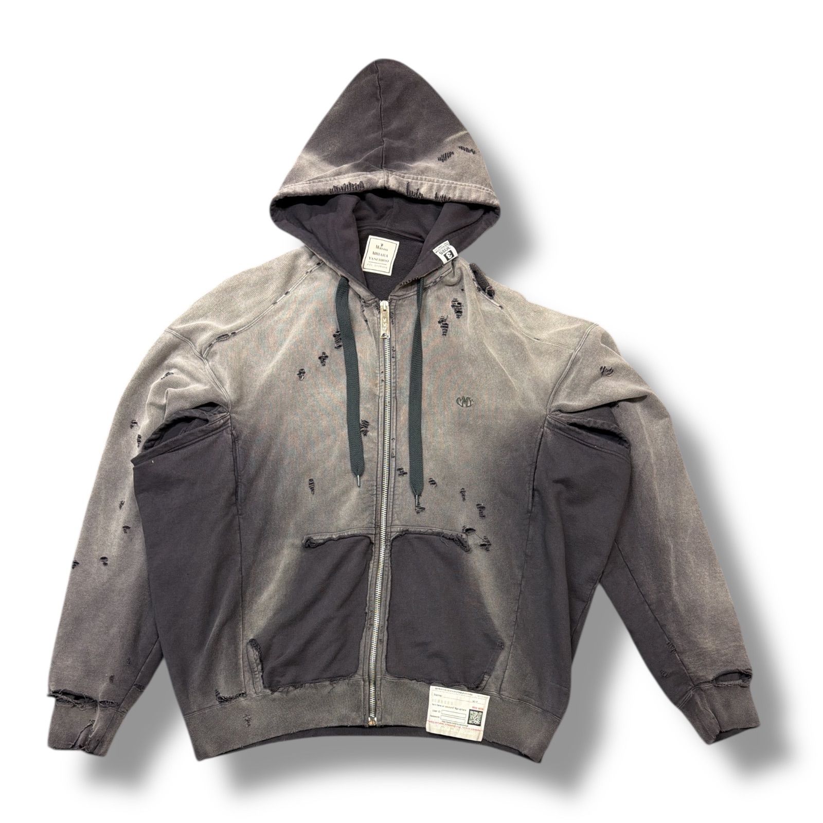 参考上代115500円 Maison MIHARA YASUHIRO 25SS Sun Faded Like Huge