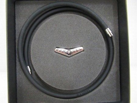 BANDEL V字型チタンヘッド ラバーネックレス サイズ45cm LIMITED限定