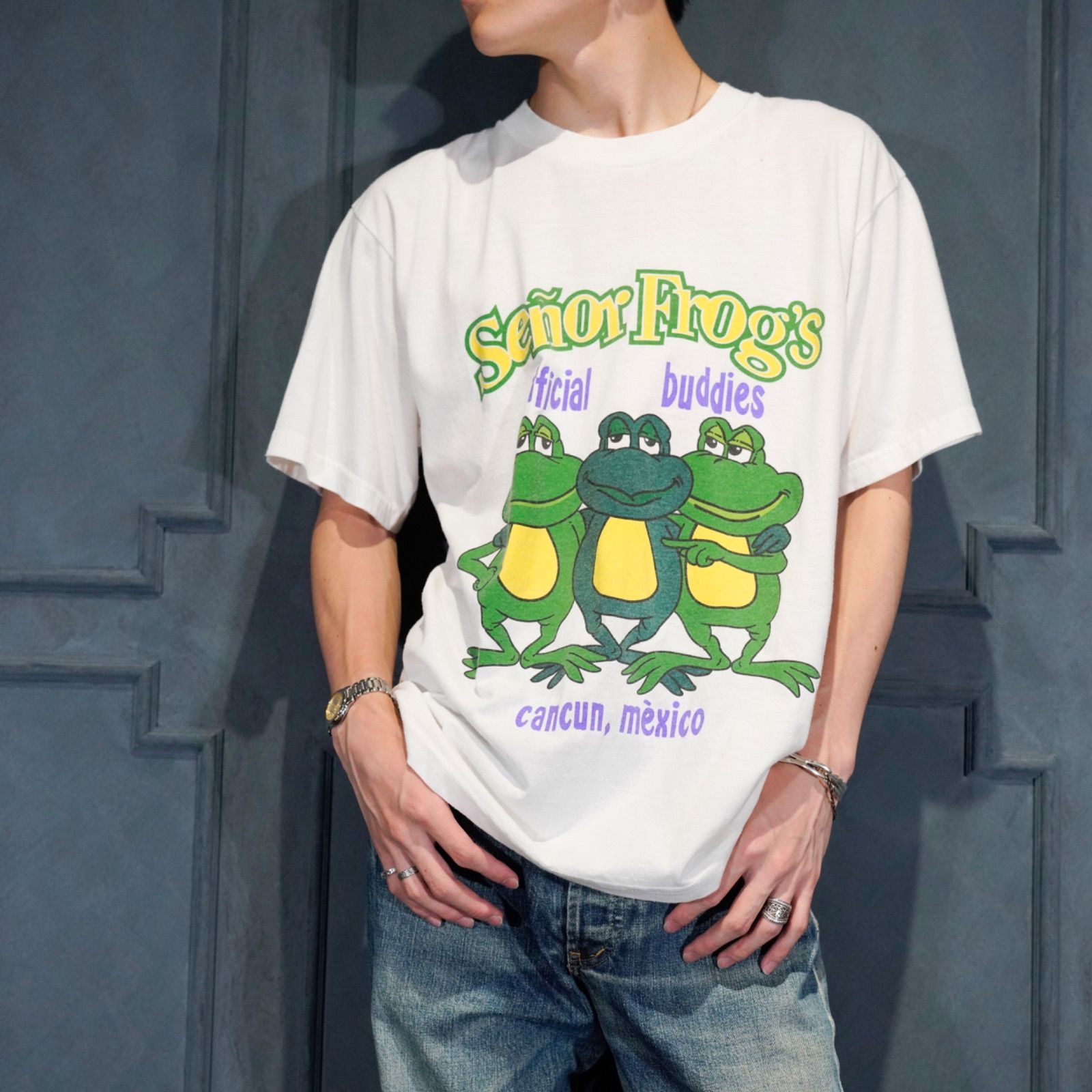 USA VINTAGE 70年代アメリカ古着風呂にゃんこプリントTシャツ USA VINTAGE 70年代アメリカ古着風呂にゃんこプリントTシャツ