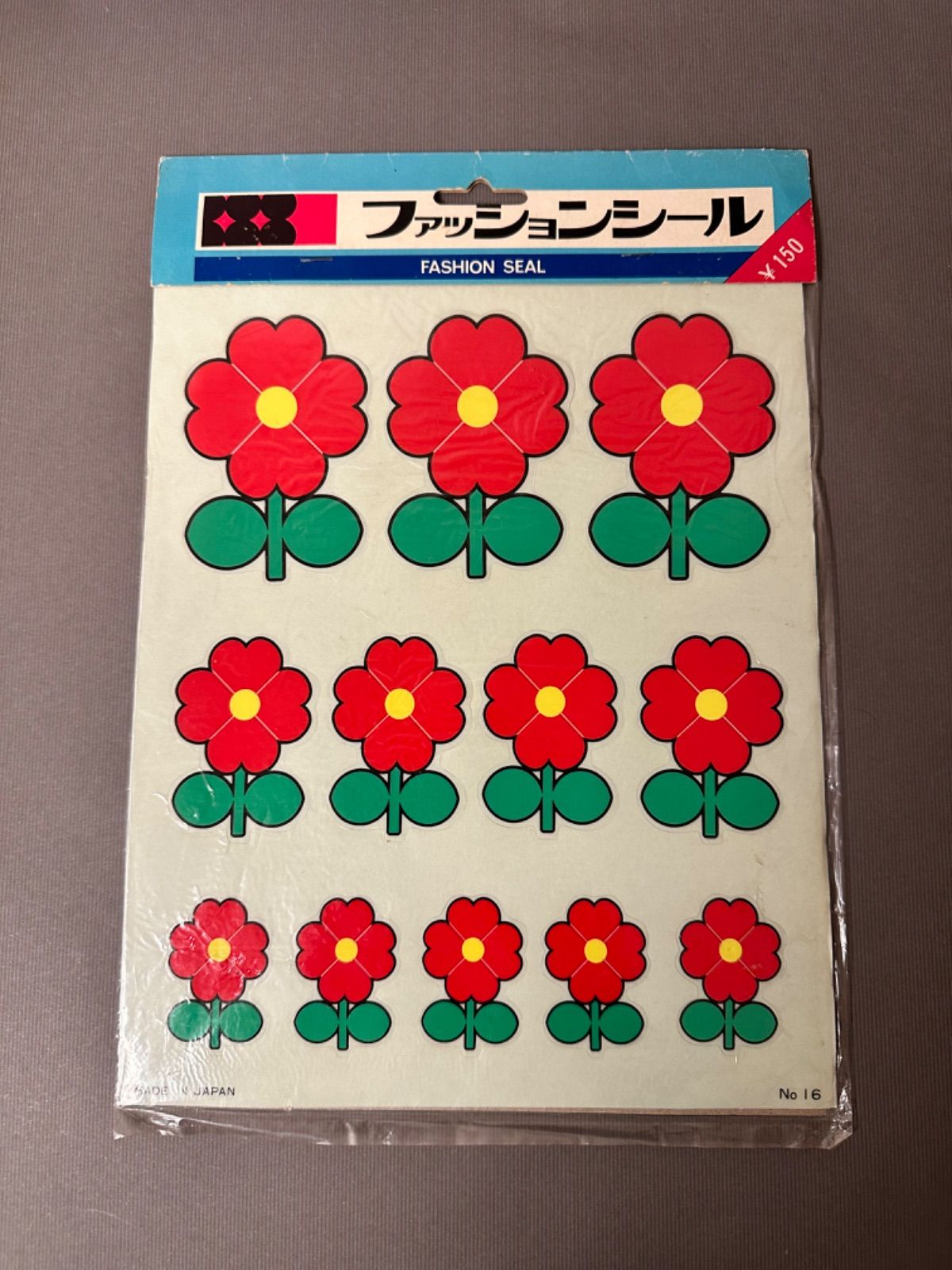レトロ ポップ 昭和 アドール 花柄 ファッションシール 窓飾り
