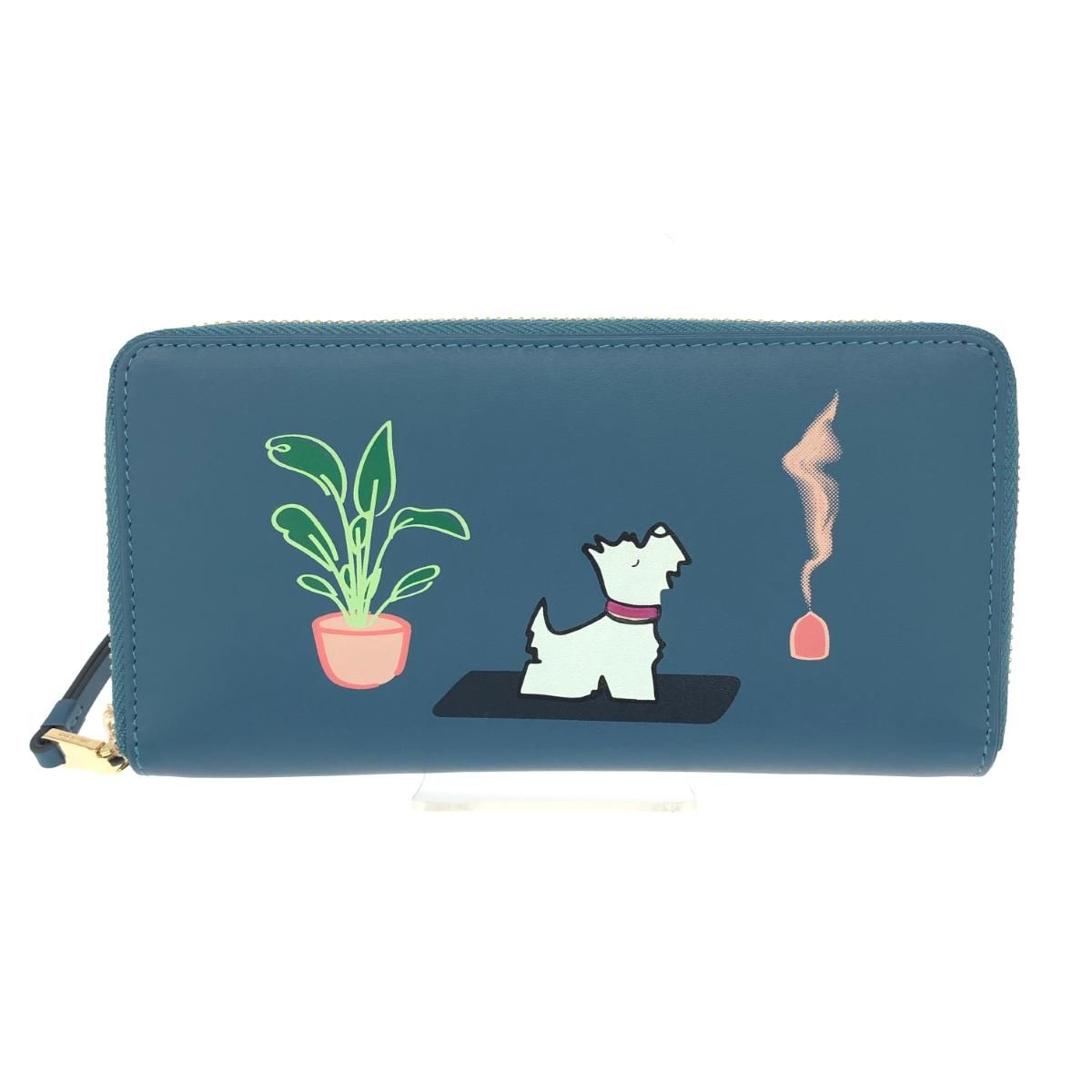 美品☆ラドリー ロンドン 長財布 レザー スコティッシュテリア フラップ 多収納 ラドリー ロンドン RADLEY LONDON RADLEY LONDON ラドリー