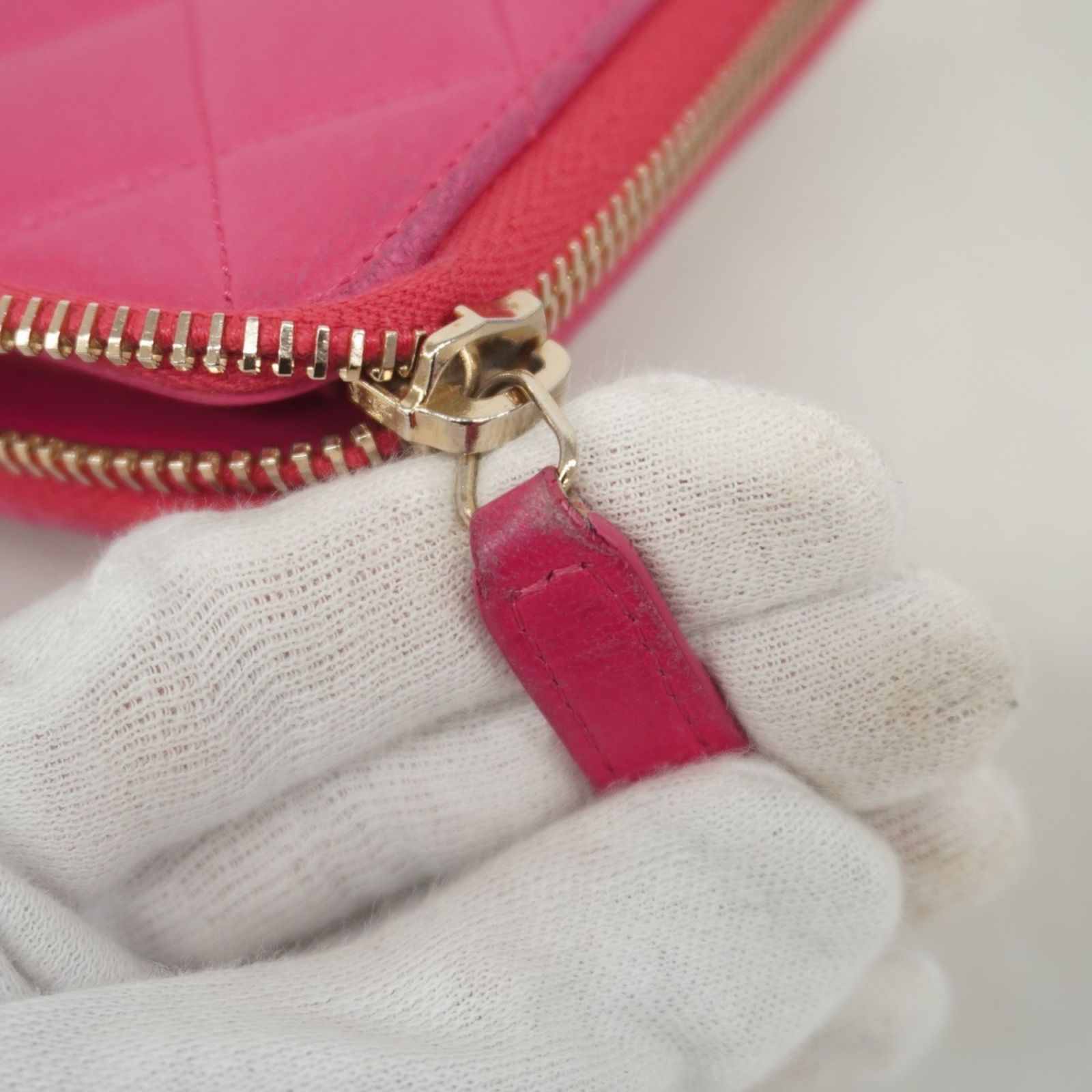 CHANEL　長財布　マトラッセ　ラムスキン　ピンク 24年新作】CHANEL シャネル 長財布 マトラッセ ピンク