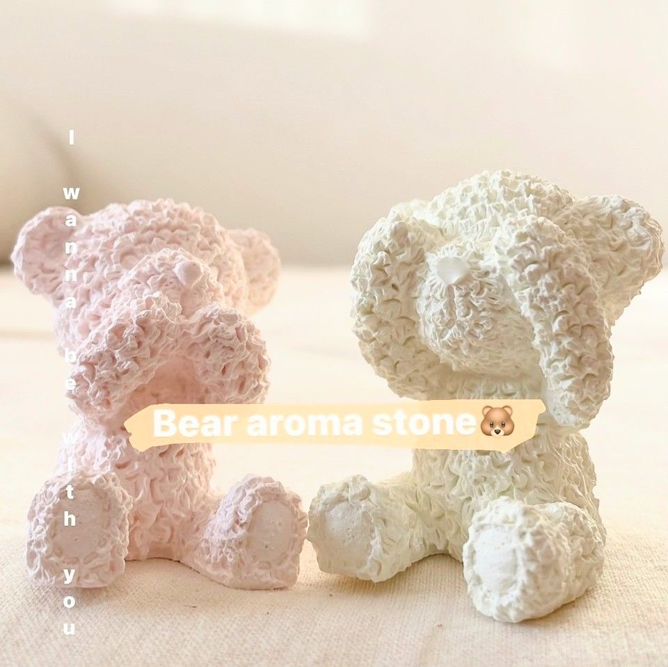 ◁クマさんのアロマストーン　2個セット▷ ◁クマさんのアロマストーン2個セット▷