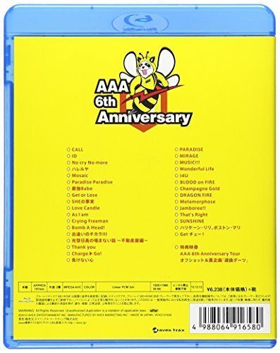 CD 【新品】 AAA 6th Anniversary Tour 2011.9.28 at Zepp Tokyo [Blu