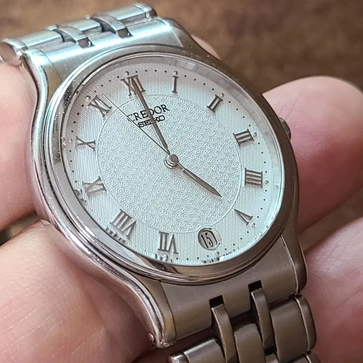 SEIKO セイコー クレドール 8J86 ー 6A00 年間 クォーツ 男性 時計