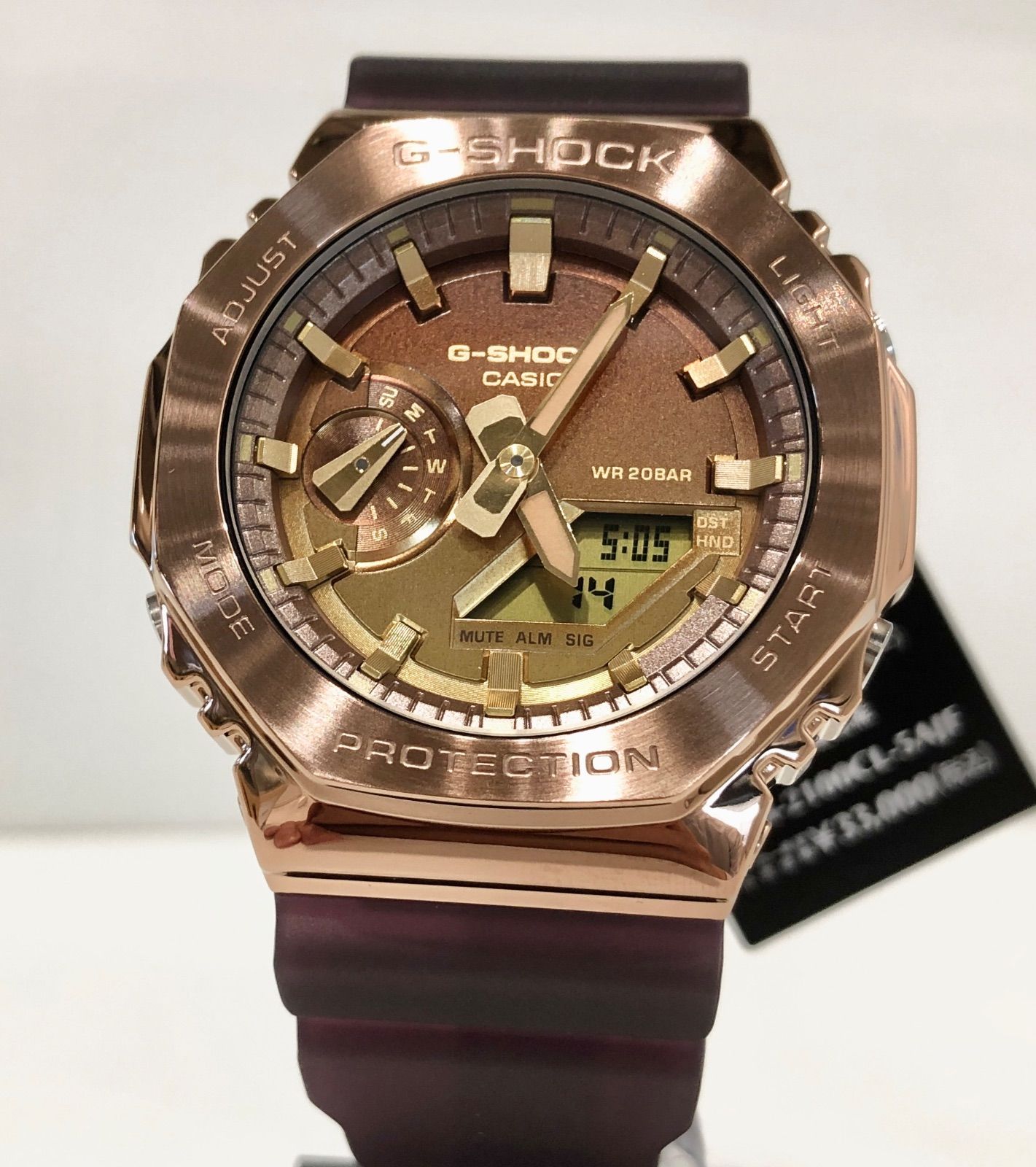 新製品カシオG-SHOCKCLASSY GM-2100CL-5AJF ブラウン | www