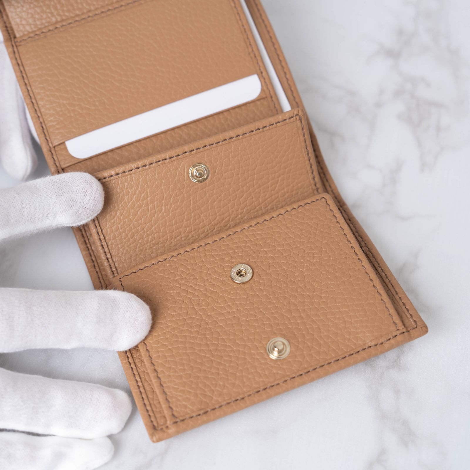 グッチ 三つ折り財布 598207-2754 ソーホー ローズベージュ | [グッチ] 3つ折り財布 598207 A7M0G 2754 コンパクト