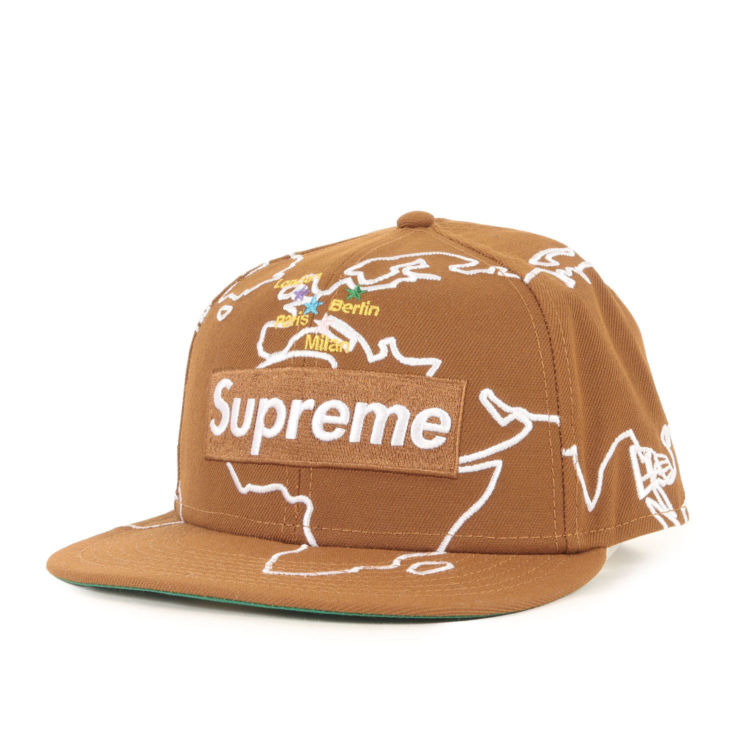 新品】Supreme シュプリーム キャップ ブラウン サイズ:7 5/8