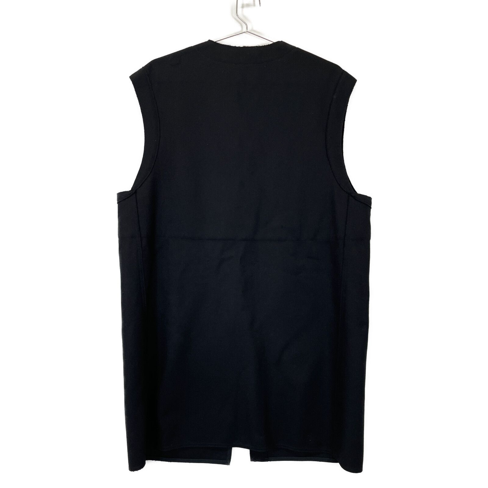 BACCA ダブルクロスヘビーメルトン ミドルベスト ネイビー