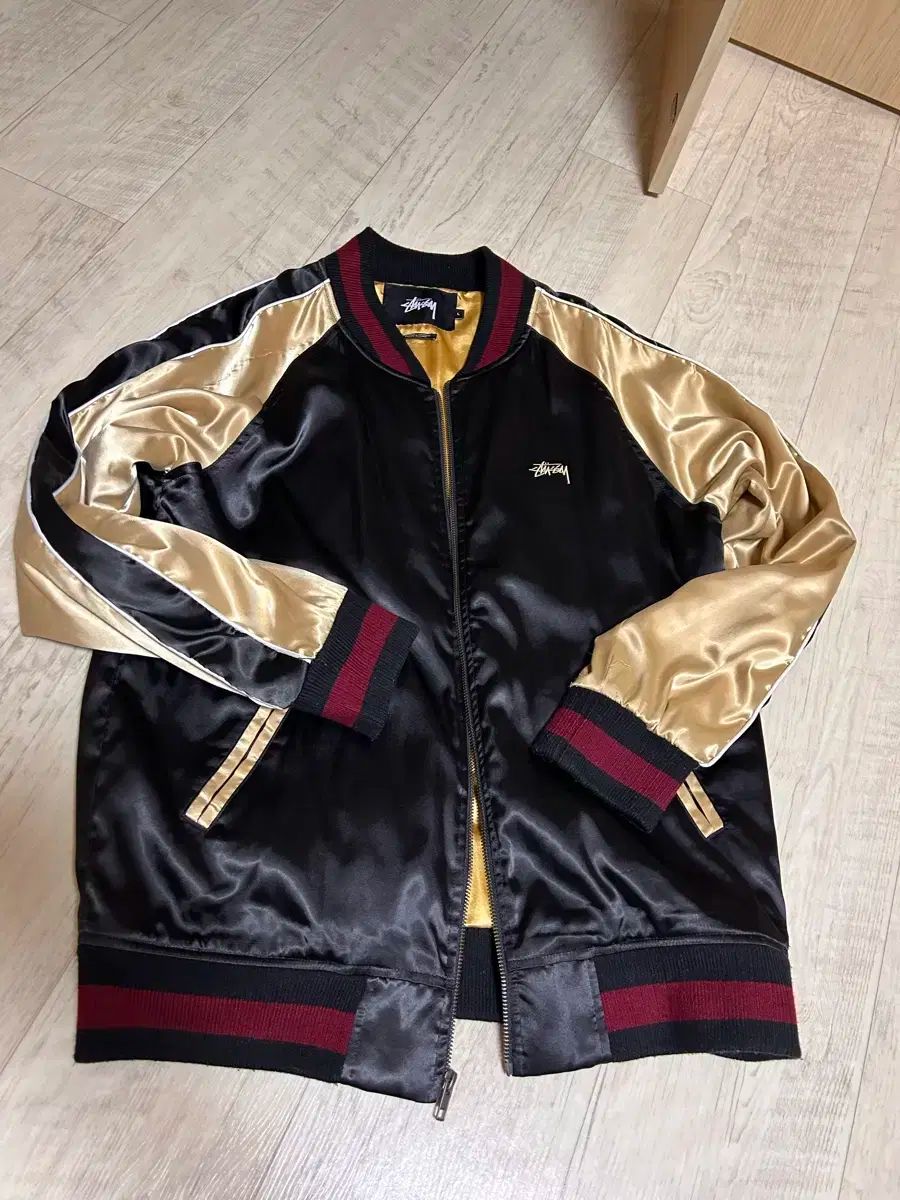 stussy ステューシー スタジャン ステューシー×ロックスター 袖牛革