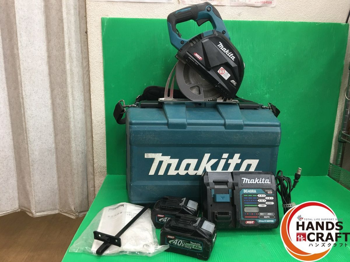 品 マキタ makita 40V チップソーカッタ 185ｍｍ CS001GRMX バッテリーカバー 六角棒スパナ セーフティーゴーグル