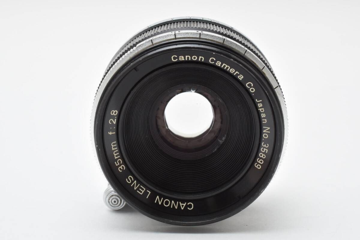 ☆外観美品☆キヤノン CANON LENS 35mm F2.8 ライカ ♯1135