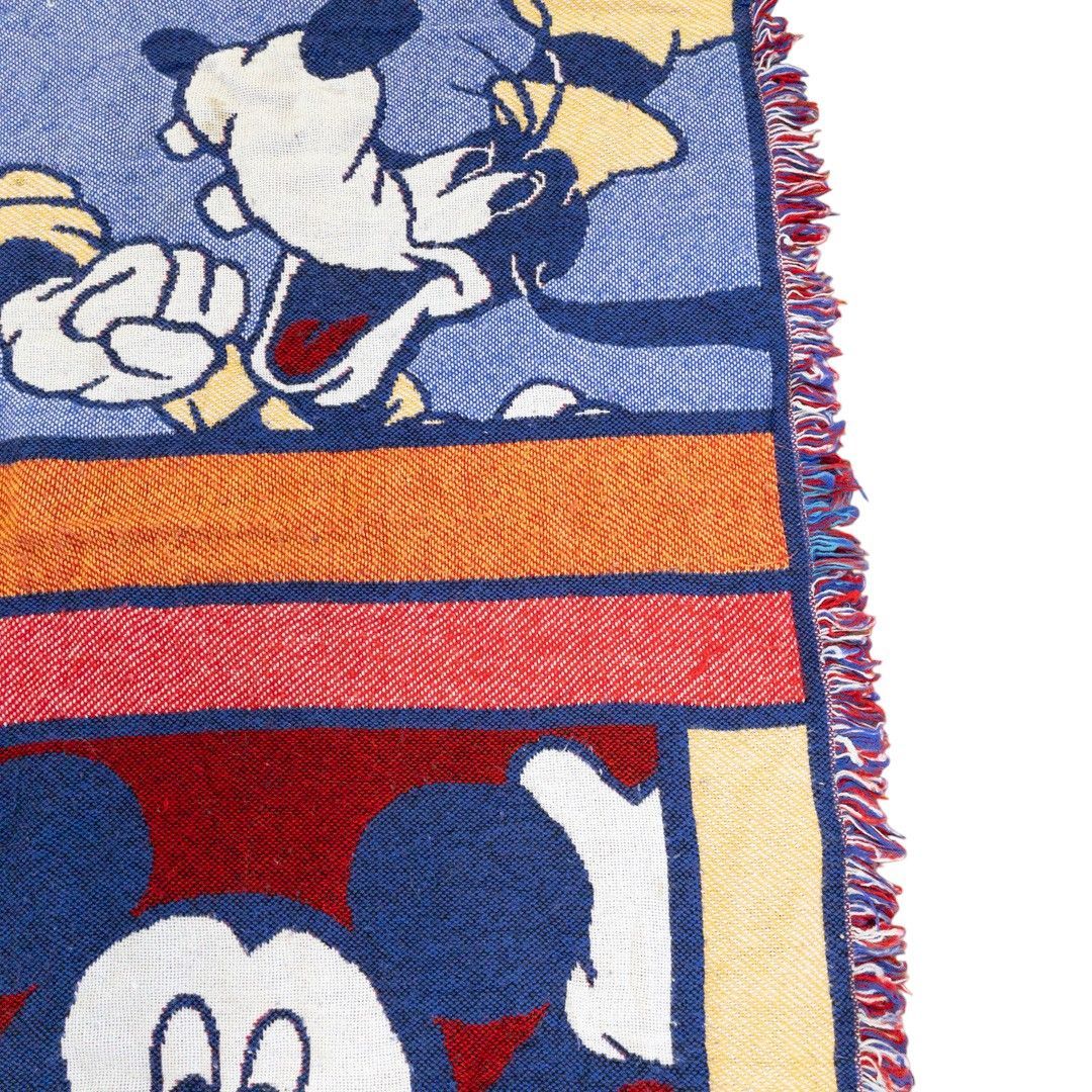 USA製 Disney、ミッキー、ミニー、vintageラグ カーペット 042