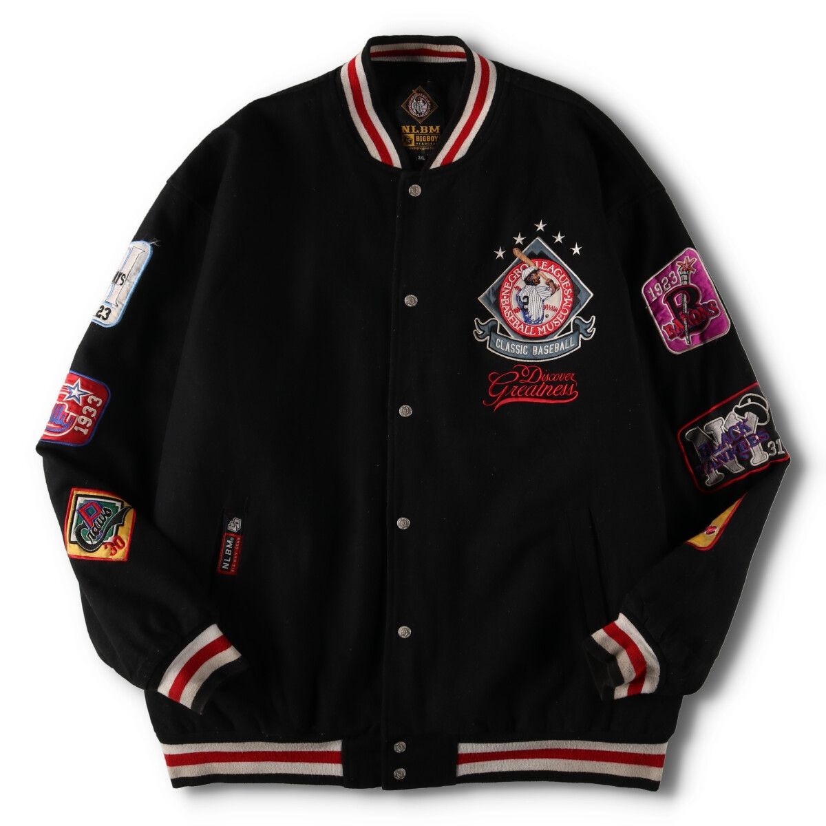 negro leagues NLBM big boy スタジャン negro leagues NLBM big boy スタジャン
