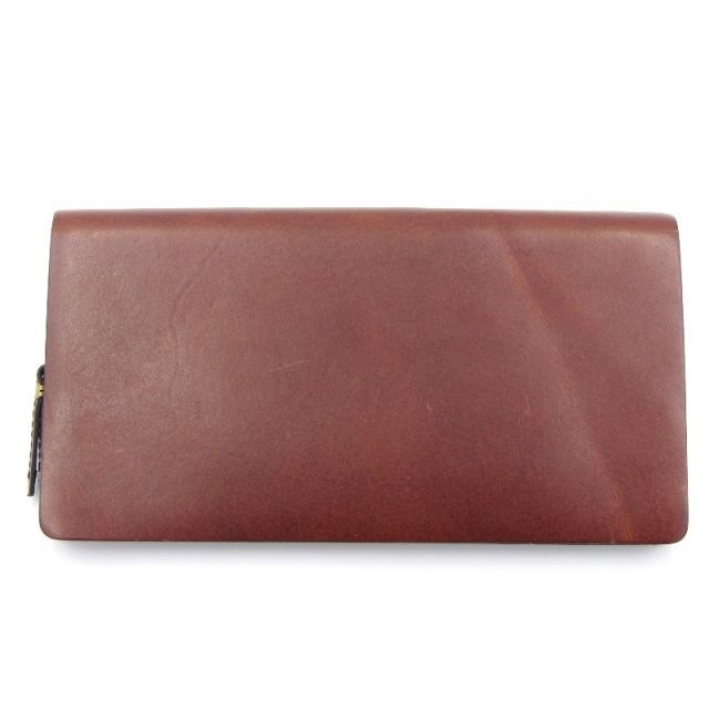 SLOW herbie flap multi wallet red brown - 折り財布