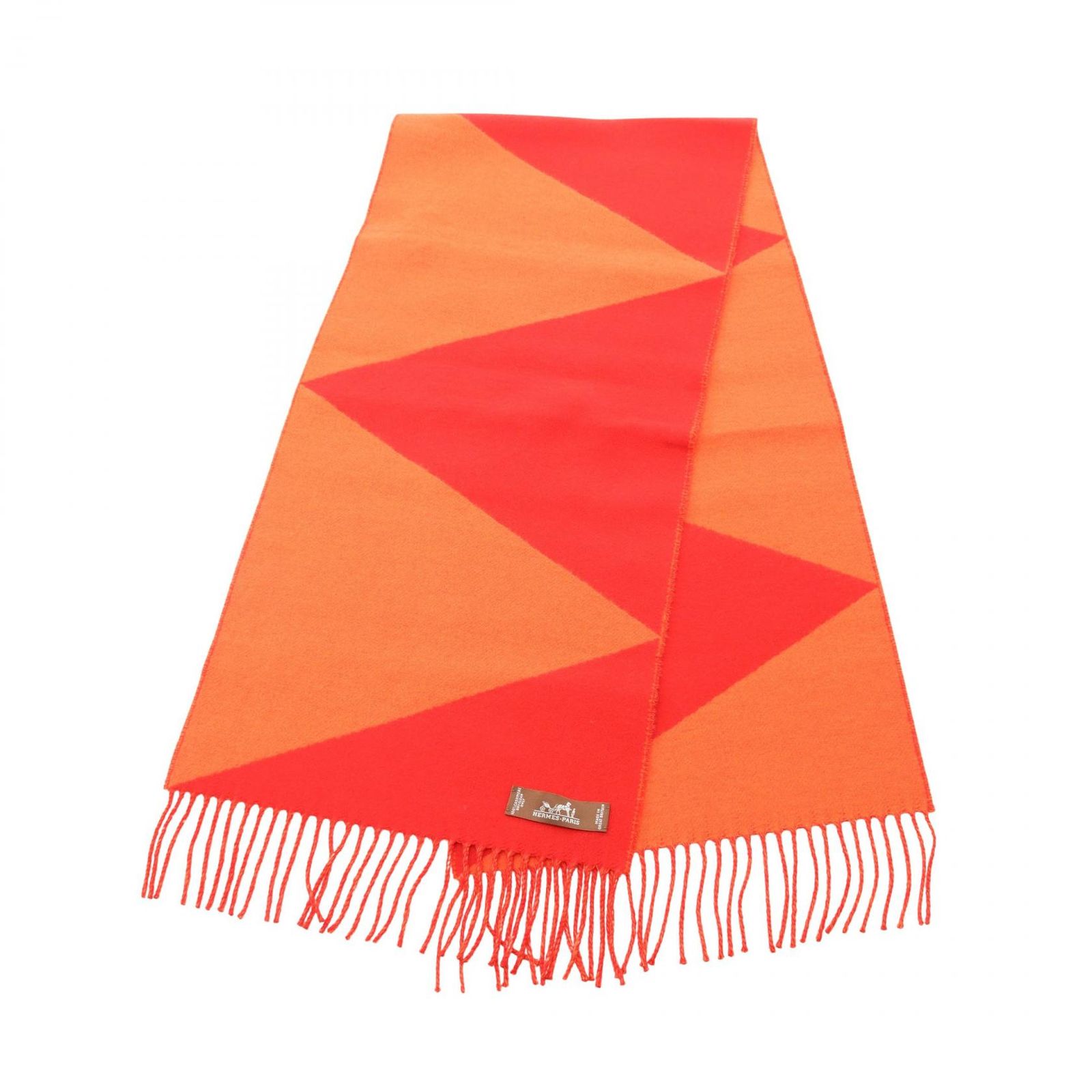 【希少！】HERMES Ikatジグザグマフラー エルメス Hermes HERMES マフラー 170×25 ジグザグのサングル