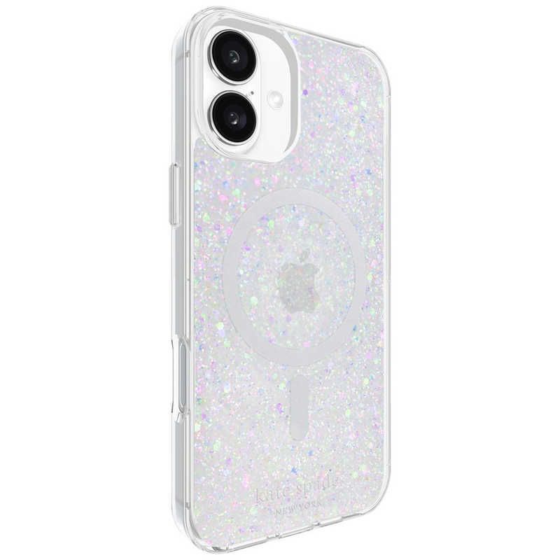 国内送 kate spade☆キラキラ タチアオイ 花 iPhone 16 Plus対応 新品 未使用 未開梱】KATESPADE iPhone 16 Plus Kate Spade