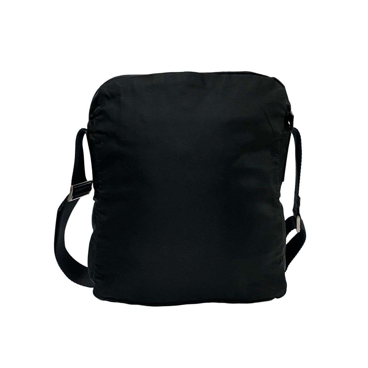 プラダショルダーバッグ サコッシュ三角ロゴ 美品】 PRADA 三角ロゴ