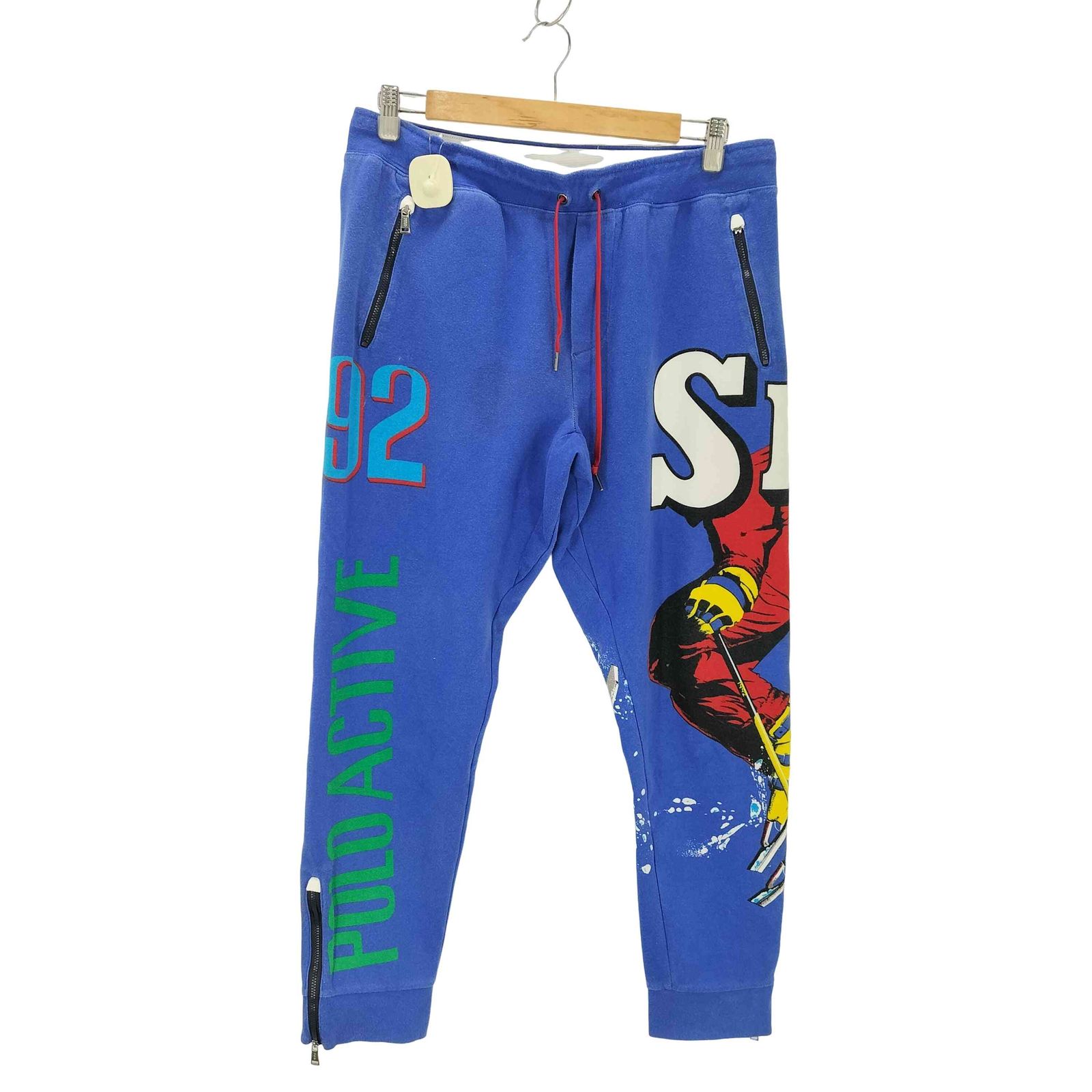 ポロバイラルフローレン Polo by RALPH LAUREN Joggers Ski 92 Suicide ダウンヒル スウェットパンツ メンズ JPN：L