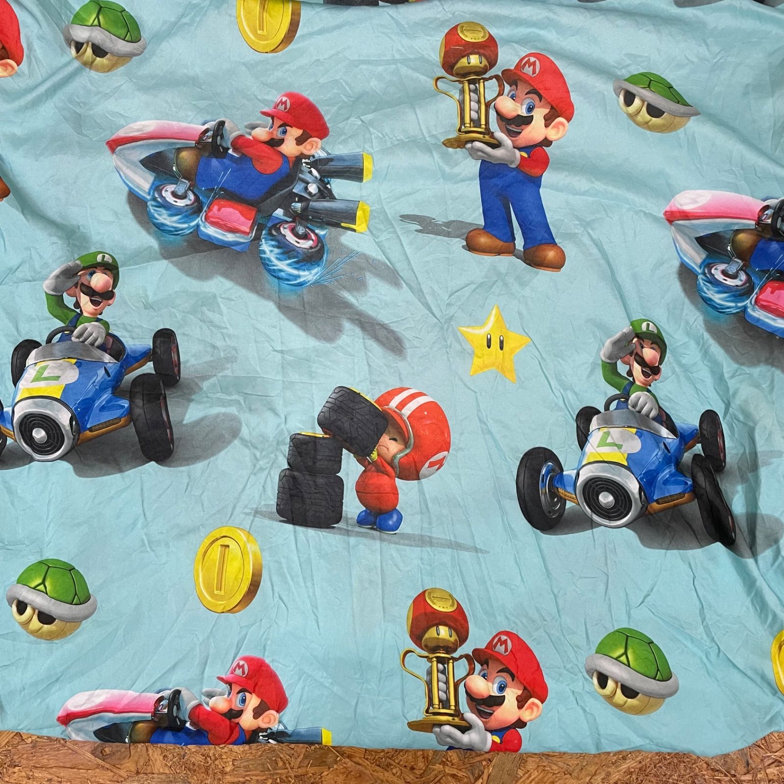 2】Nintendo official マリオカート ベッドシーツ ボックス型 布団