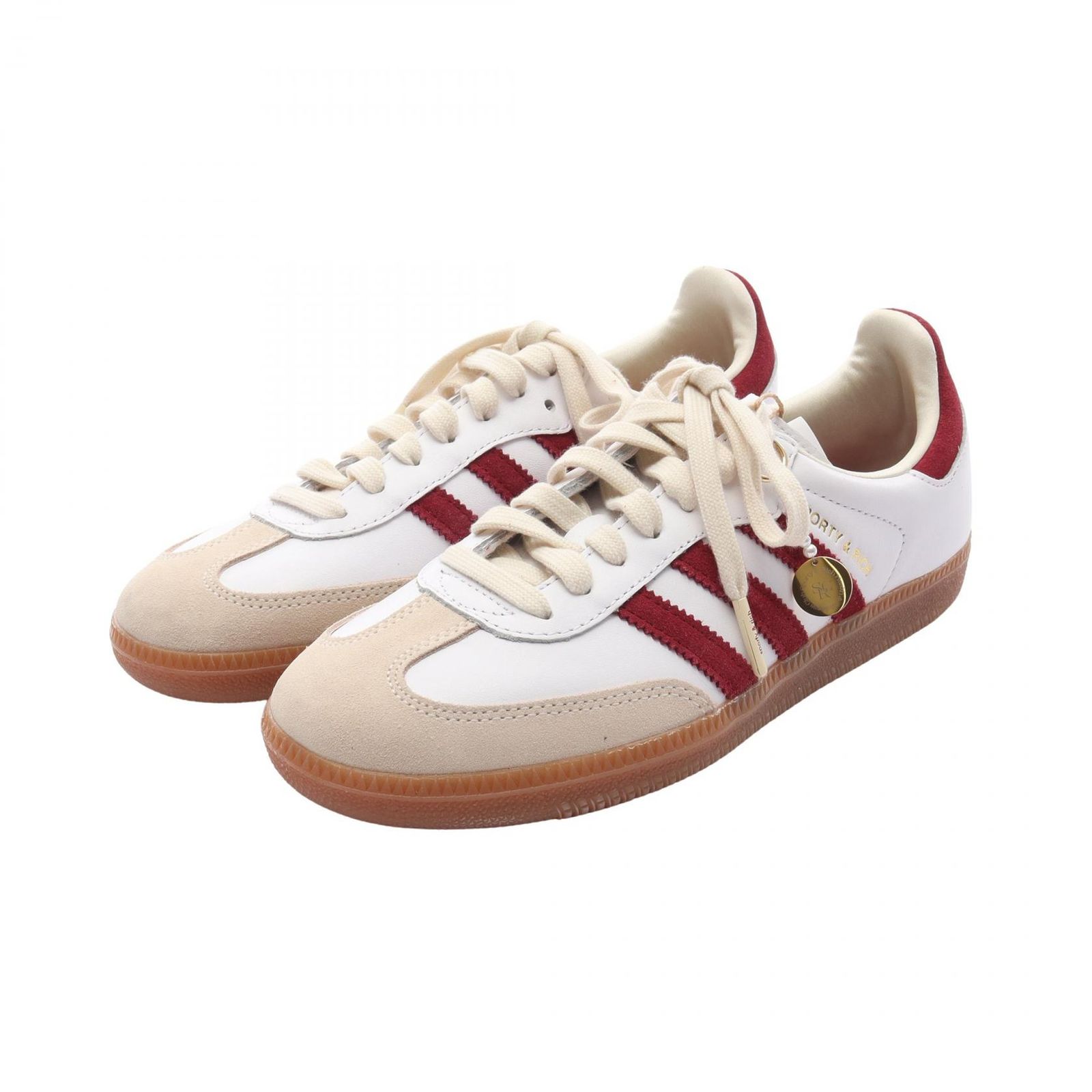 アディダス adidas スニーカー ADIDAS × SPORTY & RICH SAMBA ホワイト 