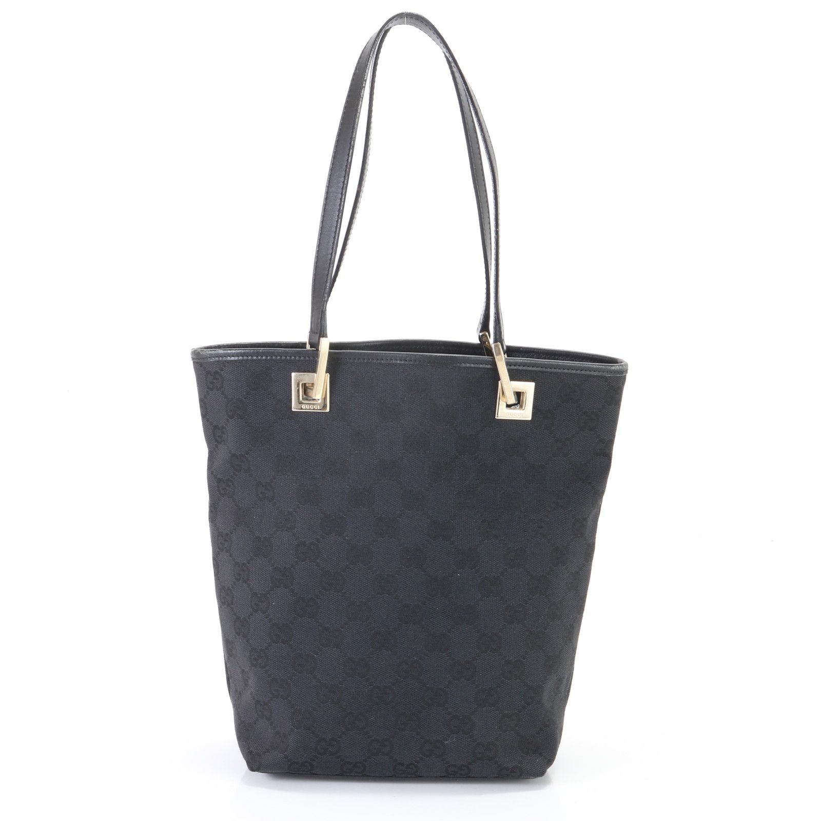極美品 グッチ GGキャンバス トート バッグ ショルダー ビジネス 通勤 