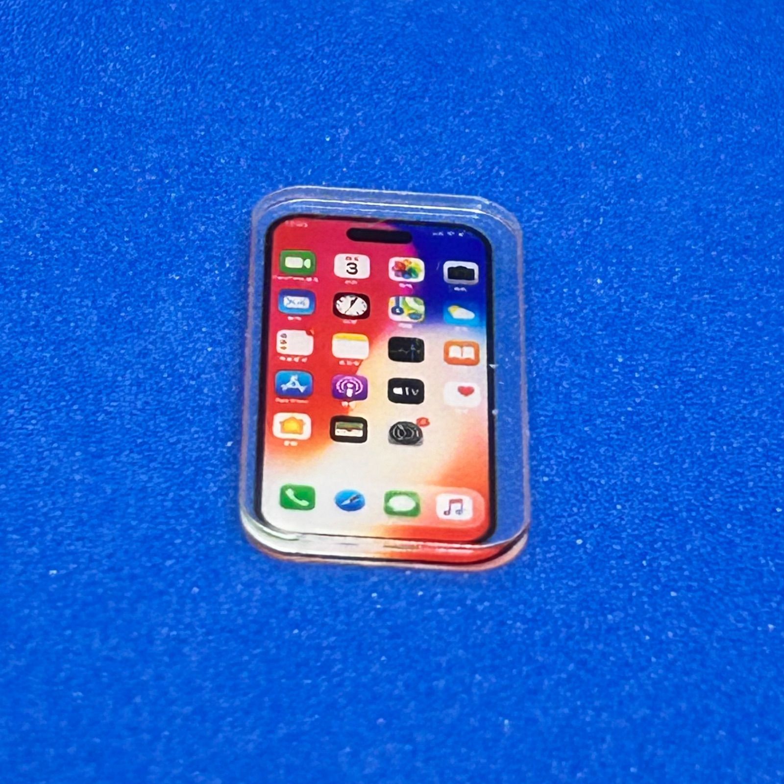 新品】ミニチュア スマホ スマートフォン iphone風 ドール撮影用 雑貨