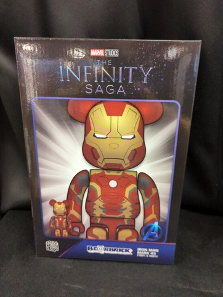 MEDICOMTOY BE@RBRICK IRON MAN MARK43 100+400% - メルカリ