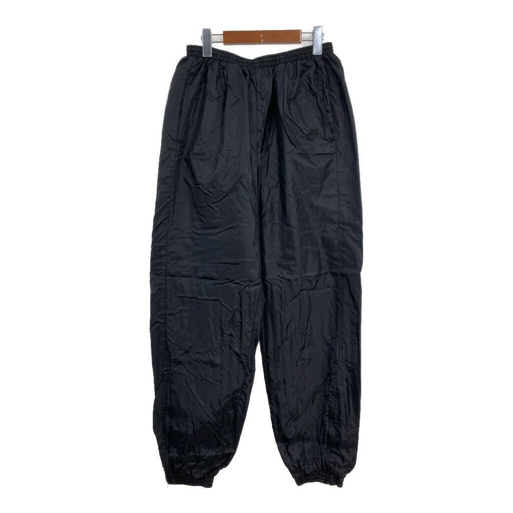 90年代 NIKE ナイキ ナイロンパンツ スポーツ ブラック (メンズ L) 中古 古着 T2380