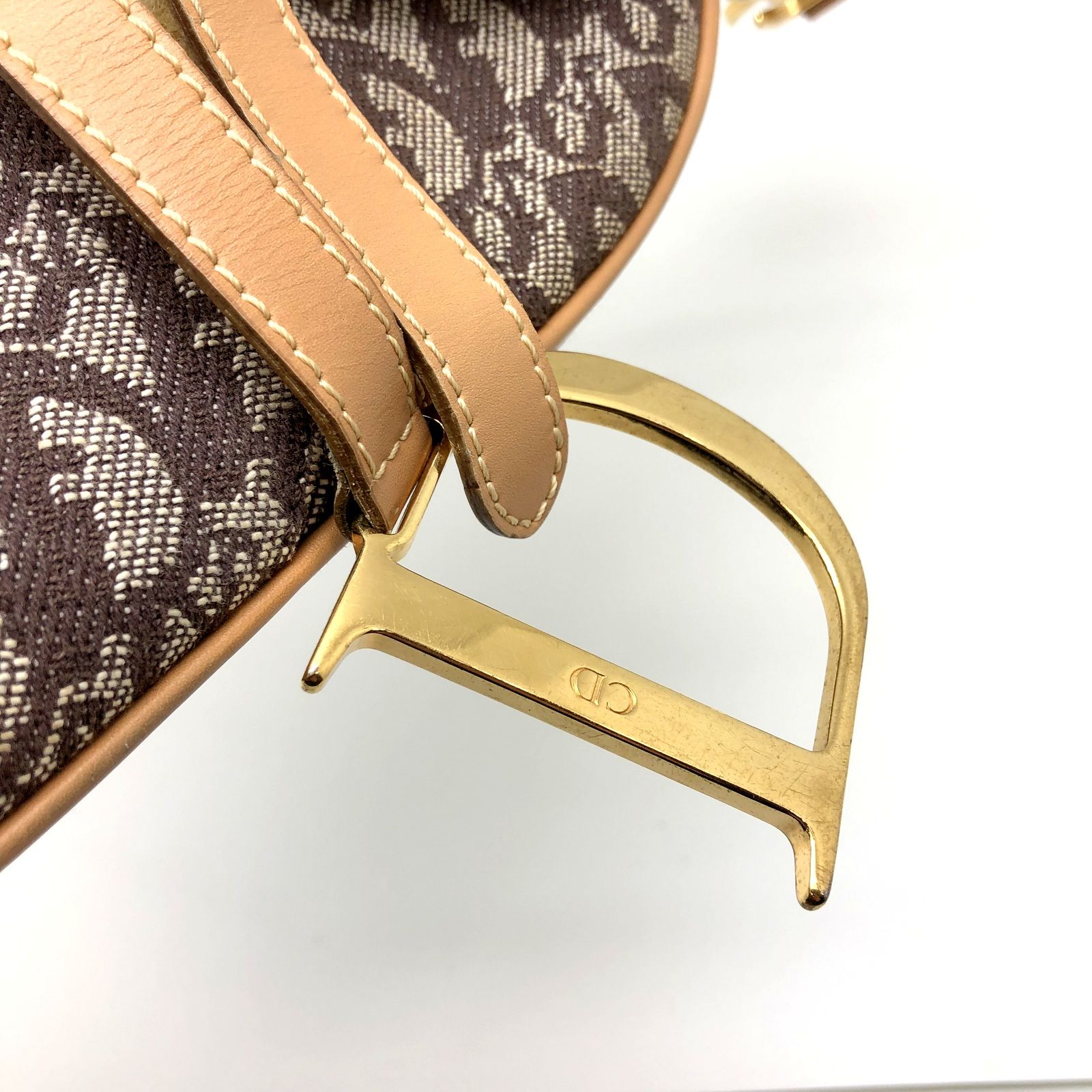 未使用Christian Dior トロッターサドルバッグ Christian Dior - ディオール トロッターサドルバッグ 極美品 の