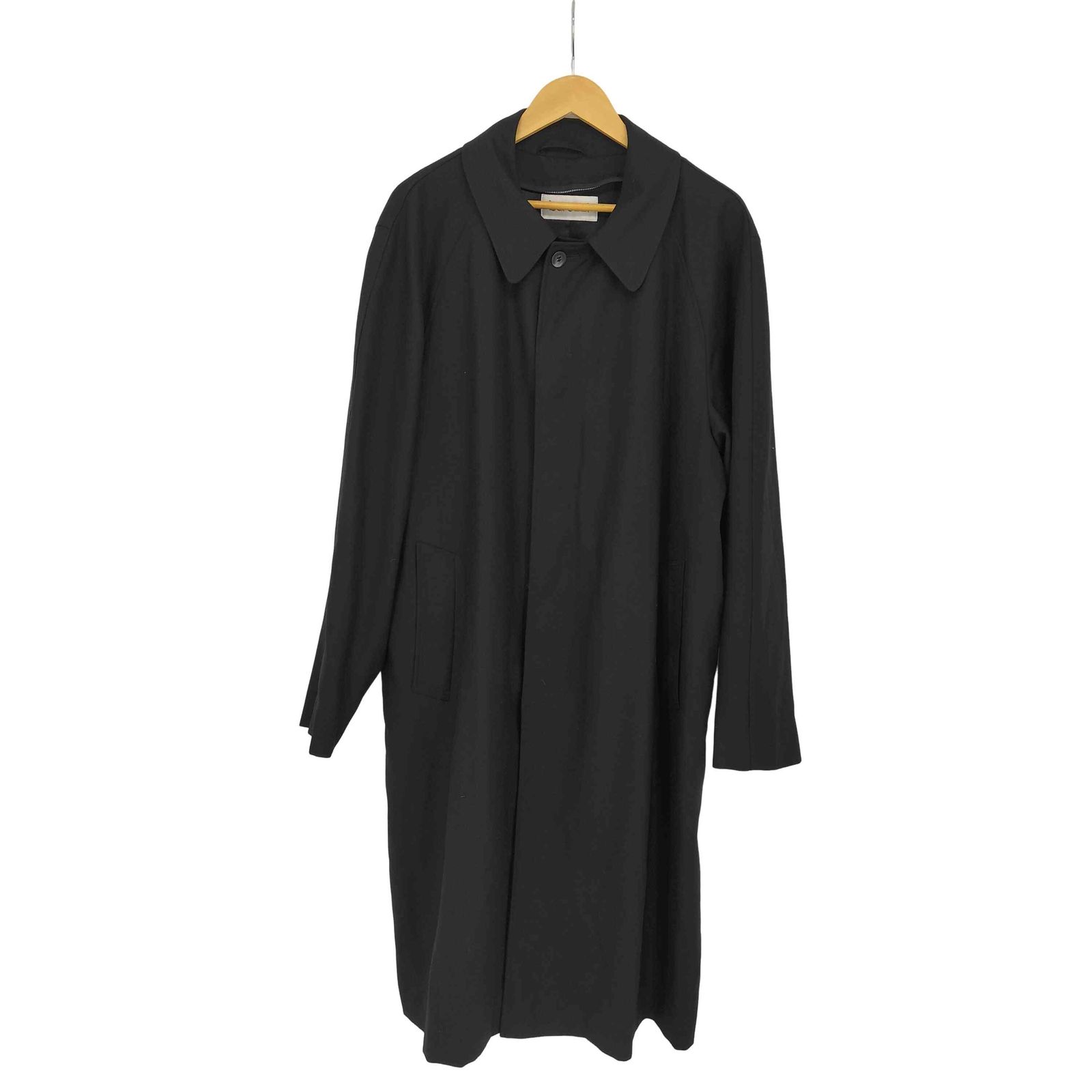 カナダ製 GOUCCI SPORTSWEAR デザイン レーヨンコート ブラック(メンズ  