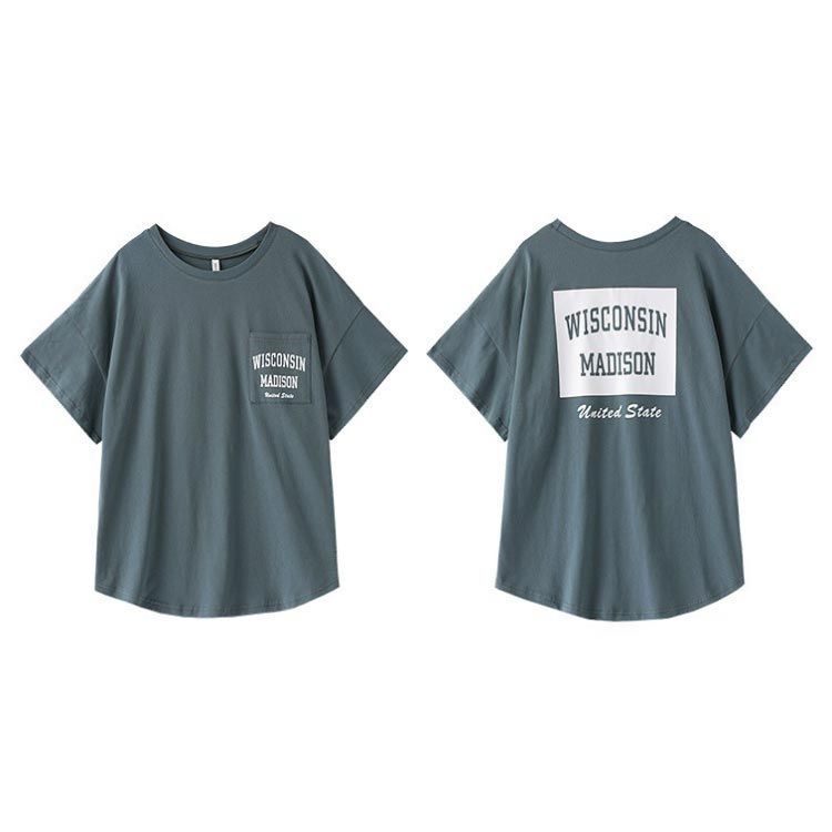 プリント 半袖 Tシャツ レディース トップス オーバーサイズ