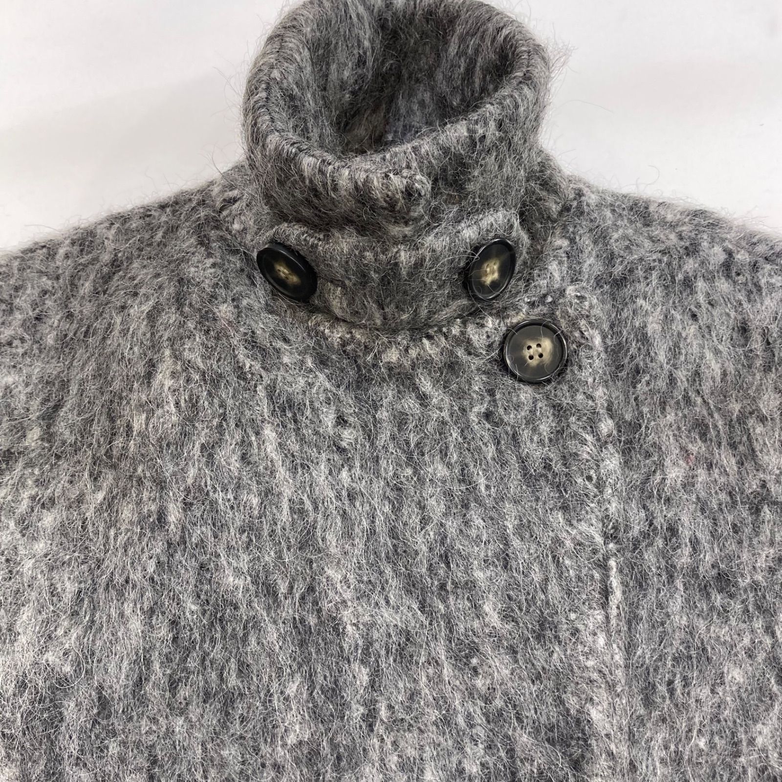 ANOGH アノフ WOOL SHAGGY JACKET COART BEIGE シャギーコート