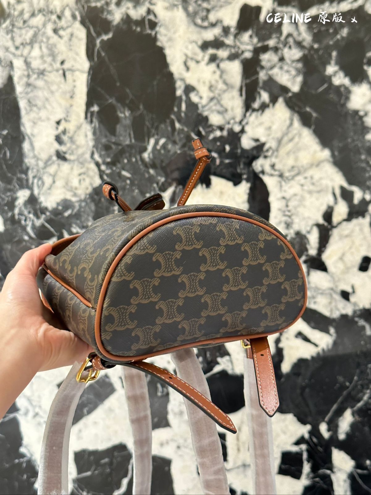 未使用品❣️CELINE ビンテージ ミニリュック 今日特価】Celine ヴィンテージモチーフ mini リュックサック